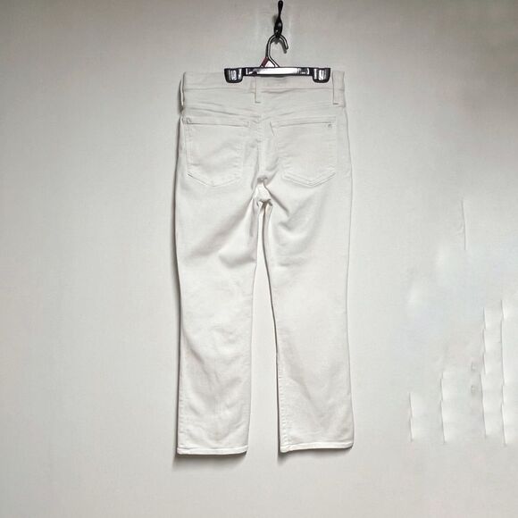 New Madewell mid rise kick out Flare White Jeans Sz  28 - Picture 7 of 11